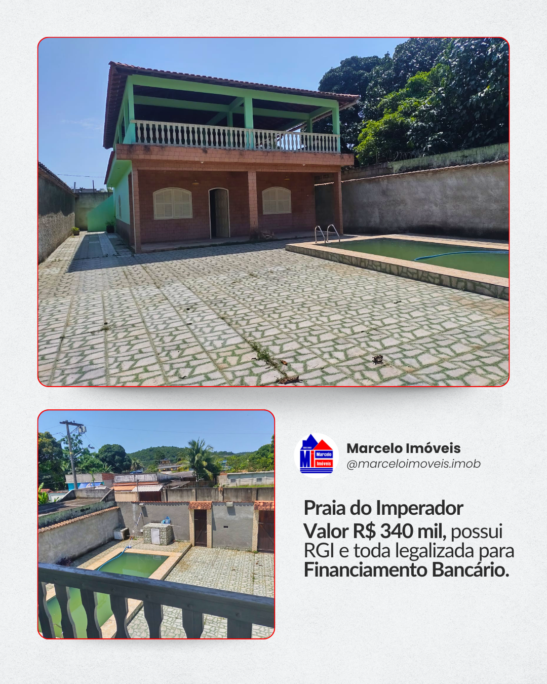 Casa na Praia do Imperador, Praia de Mauá- Magé/RJ.