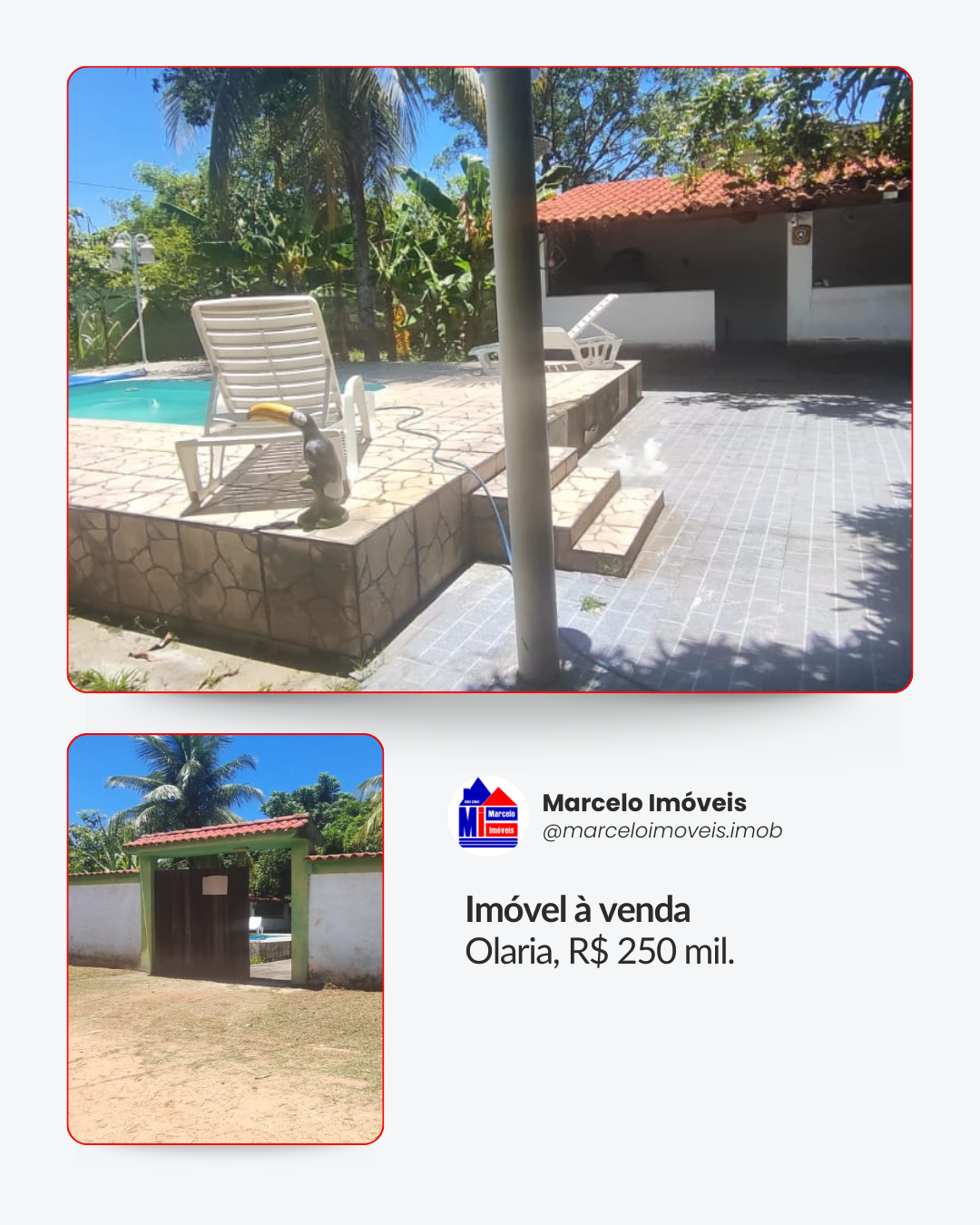 Casa em Olaria, Praia de Mauá – Magé/RJ.