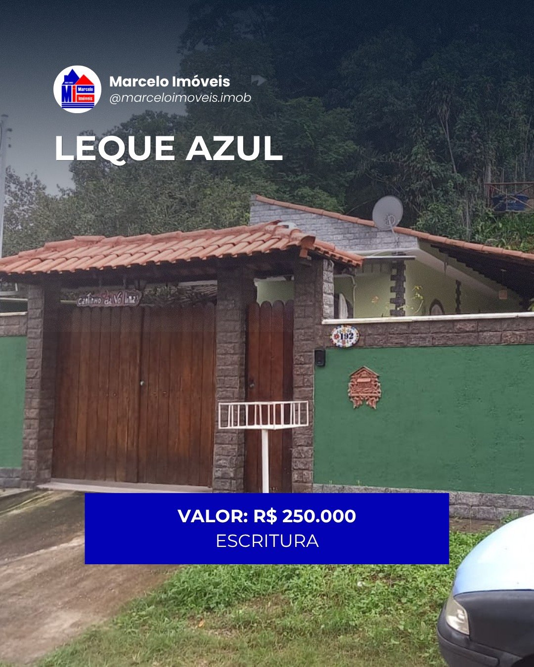 Casa no Leque Azul, Praia de Mauá – Magé/RJ.