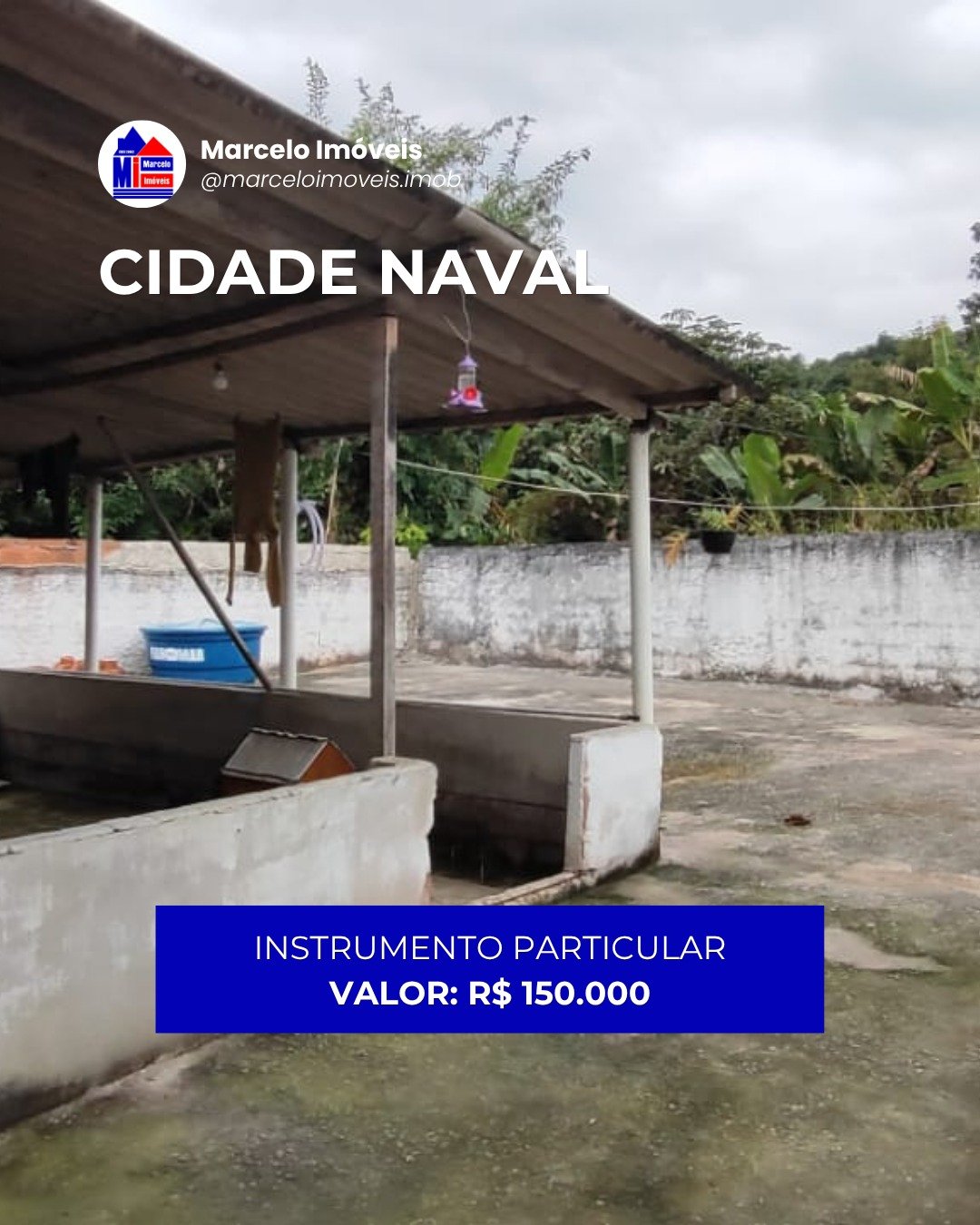 Casa na Cidade Naval, Praia de Mauá – Magé/RJ.